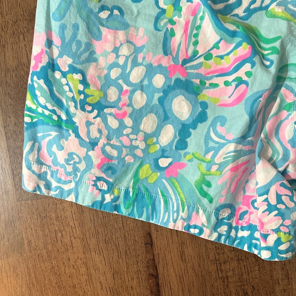 Lily Pulitzer Women’s Pastel Floral Print Casual Shorts Size S. GUC - Picture 11 of 12